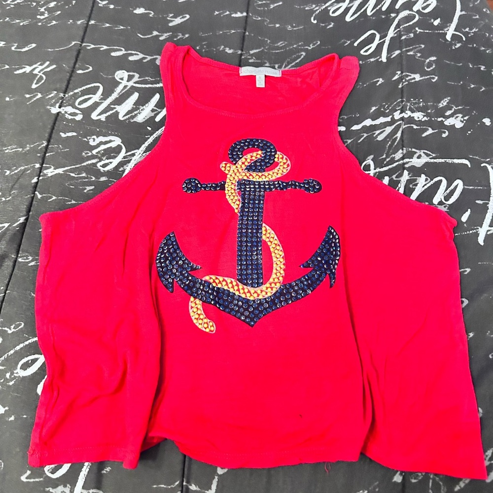 Charlotte Russe beaded crop top